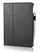 iPad Air 2 Case, i-Blason Slim Leathe Book Stand Cover Case for Apple iPad Air 2 (iPad 6) 9.7 Inch iOS 8 Tablet, BLACK (Smart Cover Auto Sleep / wake, Hand Strap, ID Holder, Bonus Stylus Pen)Black (IPADAIR2-1FOLD-BLACK)