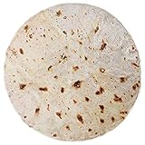 Gaekce Burritos Tortilla Blanket, Lightweight Super Soft Throw Blanket, All Seasons Used as Air Conditioning Cool Blanket,Sofa and Bed Blanket for Kids Teens Adults(Round 60inches)