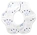 Baby Boy Swaddle Blanket Muslin 100% Premium Organic Cotton Extra Large - Free Pack + Special FREE Teething Bib included - Best Baby Shower Present