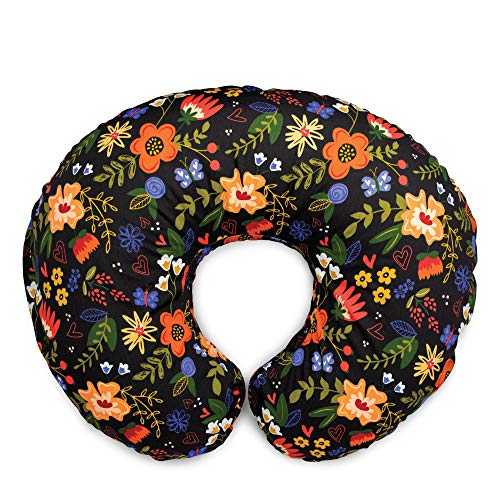 Boppy Original Nursing Pillow & Positioner, Black Floral