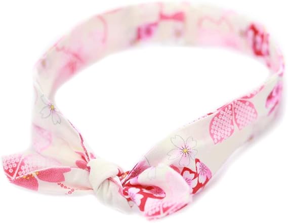 Amazon Co Jp Aenak ベビーへアーバンド ヘアーバンド 女の子 和装 日本製 赤 服 ファッション小物