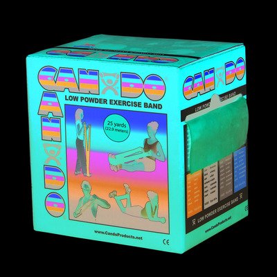 CanDo Exercise Band, Red, 25 Yard Dispenser