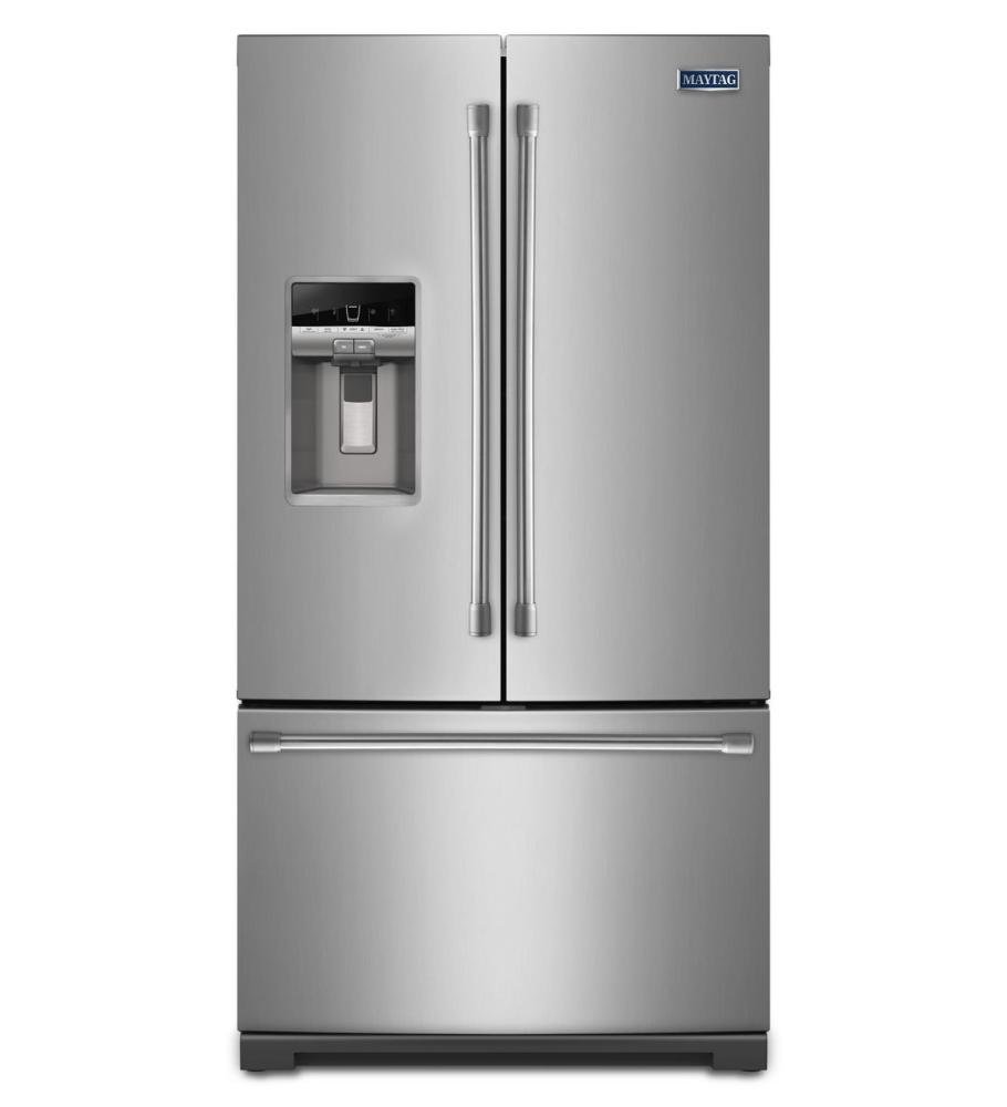 Maytag MFT2776DEM 27.0 Cu. Ft. Stainless Steel French Door Refrigerator
