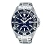 Pulsar Men's Solar Sport Silvertone Blue Dial Watch