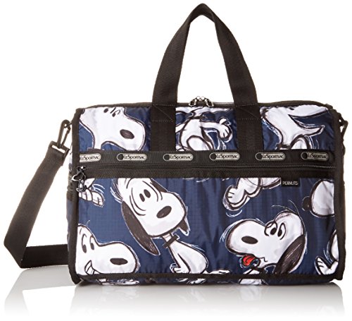 LeSportsac Women's X Peanuts Medium Weekender, Snoopy Scape