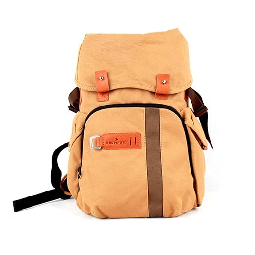 SCAML Lienzo Cámara Mochila Impermeable Retro Casual Mochila ...