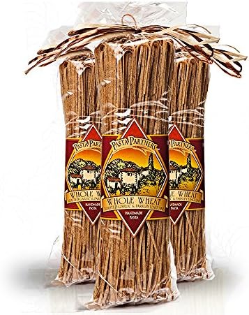 Intermountain Pasta Gourmet Flavored Pasta Whole Wheat Roasted Garlic & Parsley Linguini Certified Kosher - 3 pack