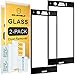 [2-Pack]-Mr.Shield for Sony Xperia XZ1 Compact [Tempered Glass] [Full Cover] [Black] Screen Protector with Lifetime Replacement