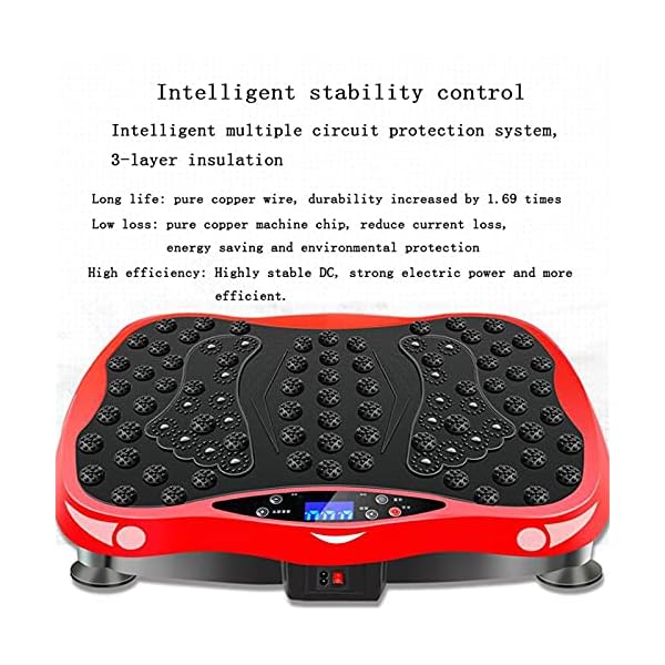 Vibration-Exercise-Machine-Vibration-Plate-Machine-With-Bluetooth-Speaker-5-Program-Modes-Vibrating-Home-Power-Plate-Fitness-Trainer-For-Weight-Loss-Body-ToColorPink-4D-Vibration-Plate-Mach Vibration Exercise Machine, Vibration Plate Machine With Bluetooth Speaker, 5 Program Modes, Vibrating Home Power Plate Fitness Trainer For Weight Loss & Body To(Color:Pink 4D Vibration Plate Mach
