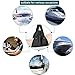 Ergonomic Foot Rest, PRAVETTE Travel Footrest Airplane Leg Rest Flight Foot Hammock Carry-on Travel Pillow Under Desk Accessories