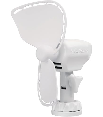 Amazon.com: Caframo Chinook 707 120V AC 2-Speed 7 Fan - White