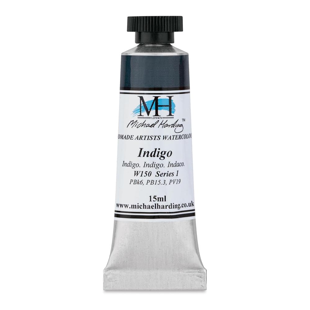 Michael Harding Professional Watercolors - 15ml Tubes (Indigo)