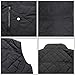 MISS MOLY Women Lightweight Quilted Padded Vest Stand Collar Zip Up Front Gilet Quilted,Black,Large