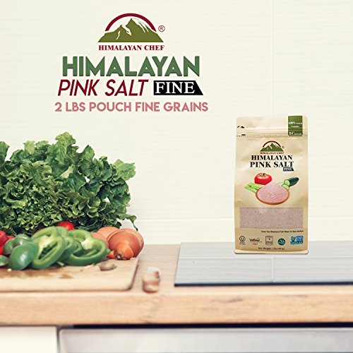 Himalayan Chef Pink Himalayan Salt, Fine Grain - 2 lbs Bag - Image 4