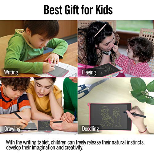 AKAMATE 8.5" LCD Writing Tablet, Electronic Writing Drawing Board Doodle Pad, Reusable and Erasable Digital Drawing Tablet with Stylus for Kids & Adults 2PCS (8.5"+4.4") - Thumbnail 6