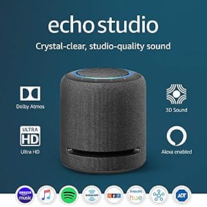 Echo Studio – High-fidelity smart speaker with 3D audio and Alexa