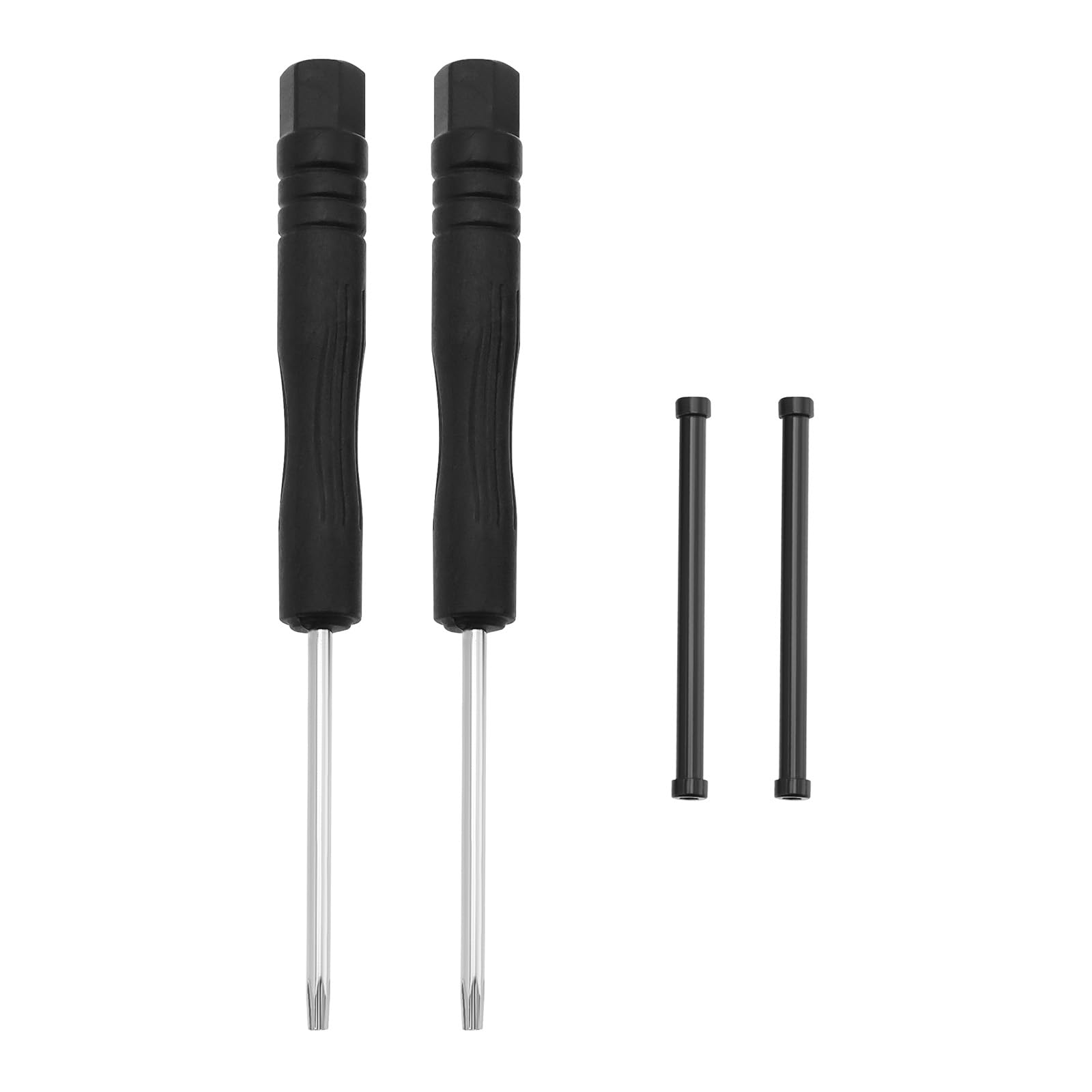 LT Easiyl 1Set Watch Band Lug Link Pins Repair Kit with 2x Metal Screw Rods 2x Screwdrivers Compatible with Garmin Fenix 7X/7Xpro/6Xpro/5X Plus/3/3 HR, Black