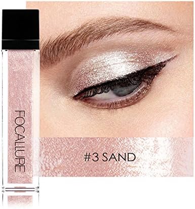 Gaddrt 10 Colors Metallic Shiny Smoky Eyeshadow Waterproof Glitter Liquid Eyeliner Eyeshadow (C)