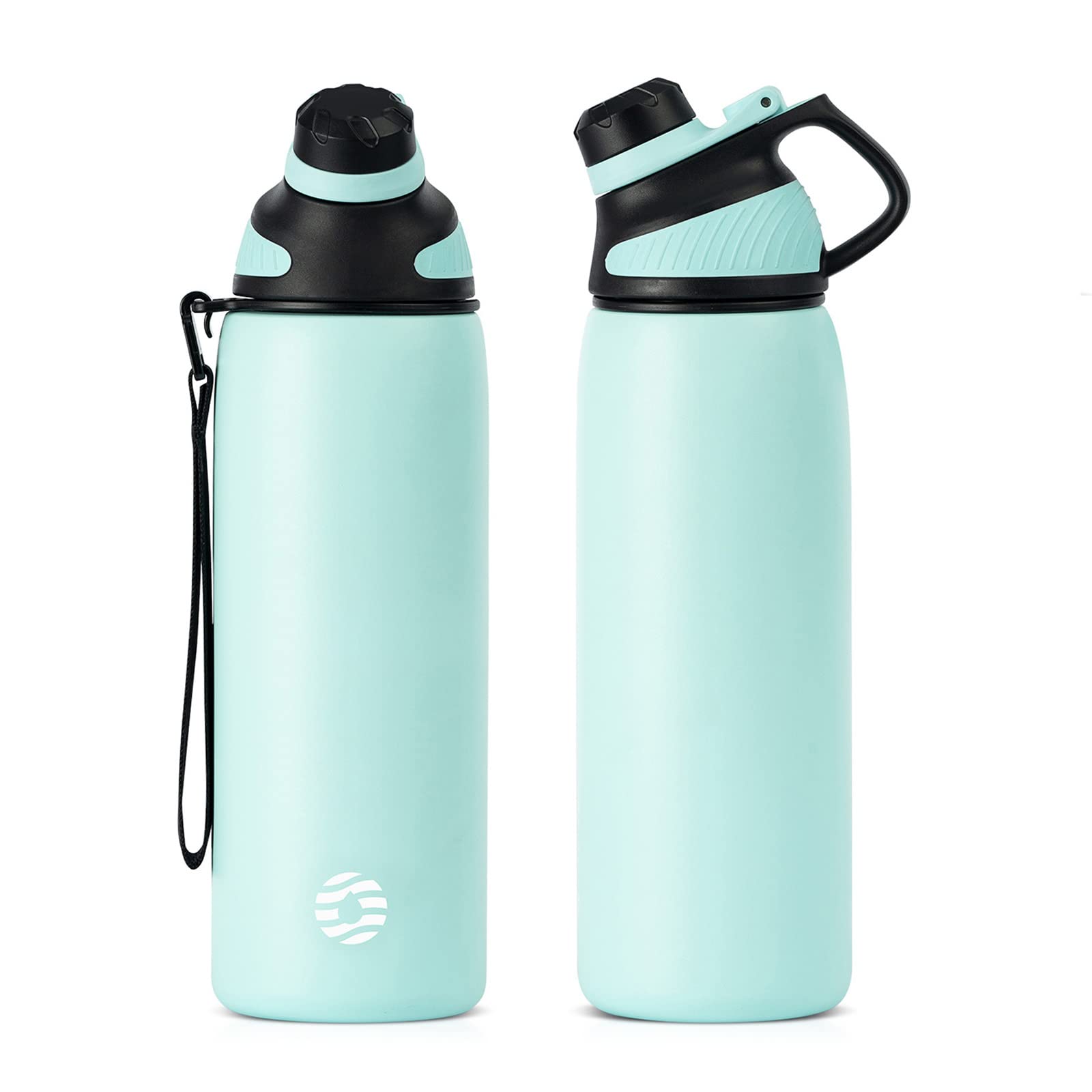 Fjbottle Stainless Steel Water Bottle 600ml/800ml/1L with Magnetic Lid, BPA Free, Insulated Metal Water Bottle for Hot & Cold Drinks, Leakproof Vacuum Bottle — image 1