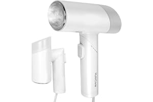 HUBDIC HubiCare Dual Voltage 120V - 220V Portable Handheld Steam Garment Steamer Foldable: Effortless Wrinkle Clothes Steam Iron Removal 25-Second Fast Heat-up, 1000W, Home & Travel