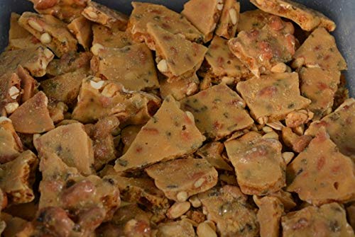 Jalapeno Peanut Brittle. Granny's Famous Recipe With A Little Kick. - One Pound (16 oz) Container
