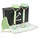 Neck Beauty Device & Facial Sculpting Tools Set of 3 - Neck Toning Exerciser + Jade Roller for Face + Gua Sha - to Improve Saggy Skin Rejuvenation & Double Chin, Define Jaw Line And Shape Vline