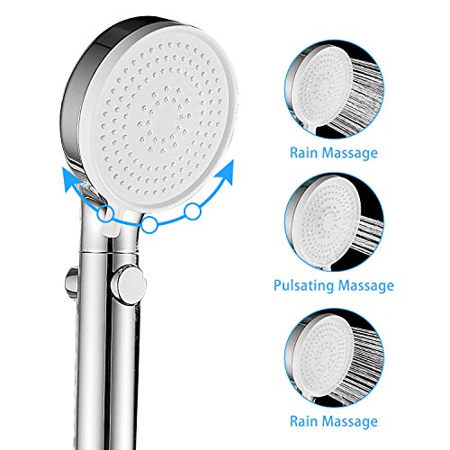 FYRLLEU Shower Head Handheld High Pressure with ON/Off Switch Shower