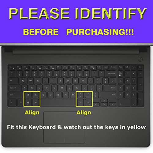 Forito Thin Dell Keyboard Cover For 156 Inch Dell Laptop Inspiron