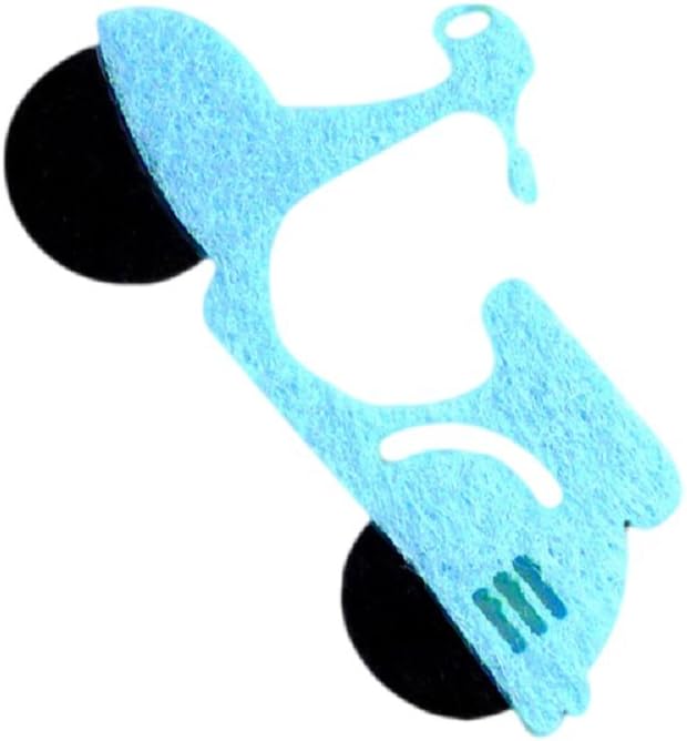 Vespa DIY Applique Printed Felt Iron on Patch