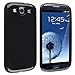 Black Soft Flexible TPU Gel Case Skin Cover for the Samsung i9300 Galaxy S3 S III