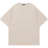 Vamtac Cotton T Shirts for Men Loose fit Short Sleeve Shirts Crewneck Tshirt Men Plain T Shirts