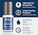 Super Strong Classic Eyelash Extension Glue For Professionals | Strongest Black Lash Adhesive for Long Lasting Semi Permanent Individual Lash Extensions | 1-2s Fastest Drying & up to 6 Weeks Retention