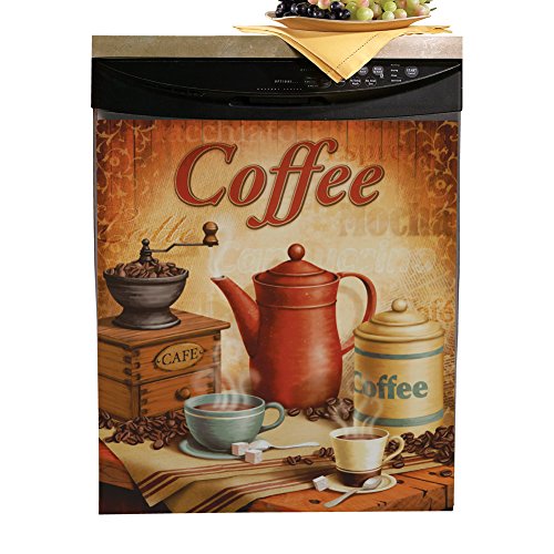Vintage Coffee Dishwasher Cover