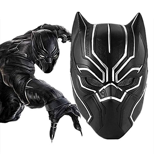 Inspirational Shirt Club Black Panther Movie 3D Mask Adult Size Replica For Cosplay