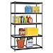 Edsal TRK-482478W5 Black Steel Shelving, 78