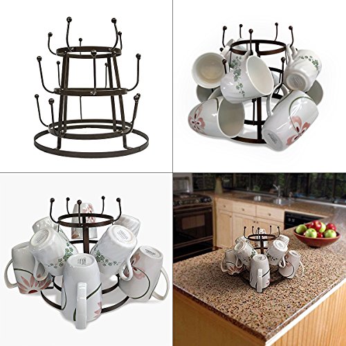 5 Sorbus+Holder+Organizer+Drying+Bronze