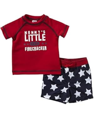 Carter's Red Rash Guard 2 Piece Swim Set 3 Months