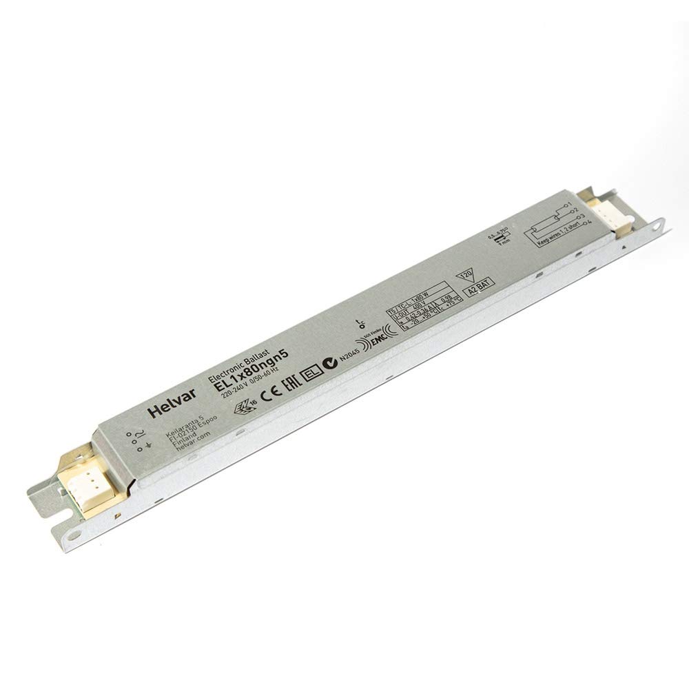 iQuatics Helvar High Output T5 Aquarium Lighting Electronic Ballast, 80W Single