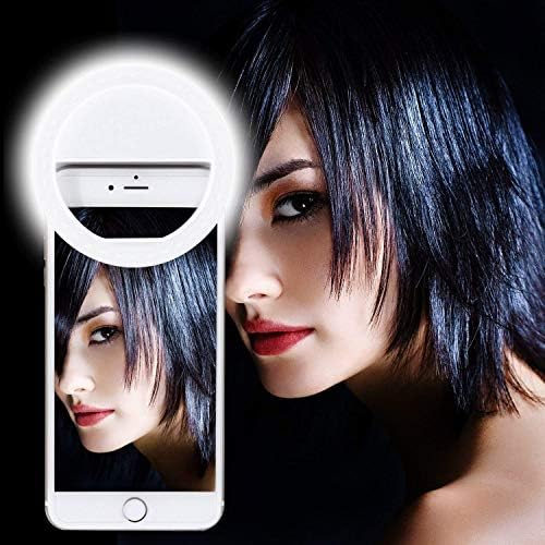 Exseson Selfie Ring Light for Mobile Cellphone Camera with 36 LED Lights for Night Darkness Selfies