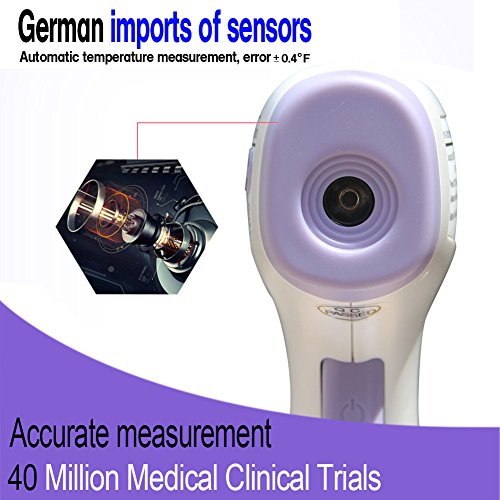 Forehead Thermometer with Voice Reading.Digital Infrared Non-Contact Suitable for Baby, Toddlers and Adults And Object with Instant Results