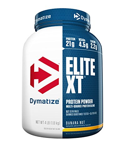 Dymatize Elite XT Extended Release Protein, Banana, 4 lbs