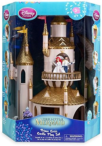 Disney Store The Little Mermaid Princess Ariel/Eric Castle Play Set + 6 Figures