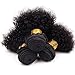 Veravicky Unprocessed Virgin Afro Kinky Curly Hair Extensions for Black Women Natural Color (10