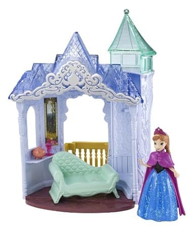 Mattel Disney - Eiskönigin / Frozen - Anna mit Schloss - Drehbar