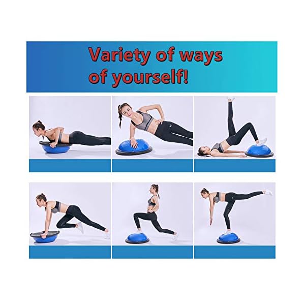 SANMONK-Balance-Board-Ball-Balance-Trainer-Gym-Ball-with-Strap-Yoga-Balance-Ball-and-Foot-Pump-Anti-Slip-for-Core-Training-Home-Fitness-Strength-Training-Workout-Gym-Stability-Workout SANMONK Balance Board Ball Balance Trainer Gym Ball with Strap Yoga Balance Ball and Foot Pump Anti Slip for Core…