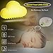 LED Night Lights for Kids Baby Nursery Infant Toddlers Nightlights Touch Sensor Portable Automatic Decorative Wall for Child Bedroom USB Charger White Yellow (yellow)