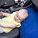 Travel Foot Rest Pillow Set: Inflatable Adjustable Height Feet & Neck/Head Cushions For Adults, Toddlers & Kids | Washable Neck Support For Car, Train, Bus & Airplane| Patented Quick Inflation