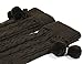 Womens Winter Warm Knitted Leg Warmers Crochet Long Boots Cuff Socks, One Size(50 cm), Black