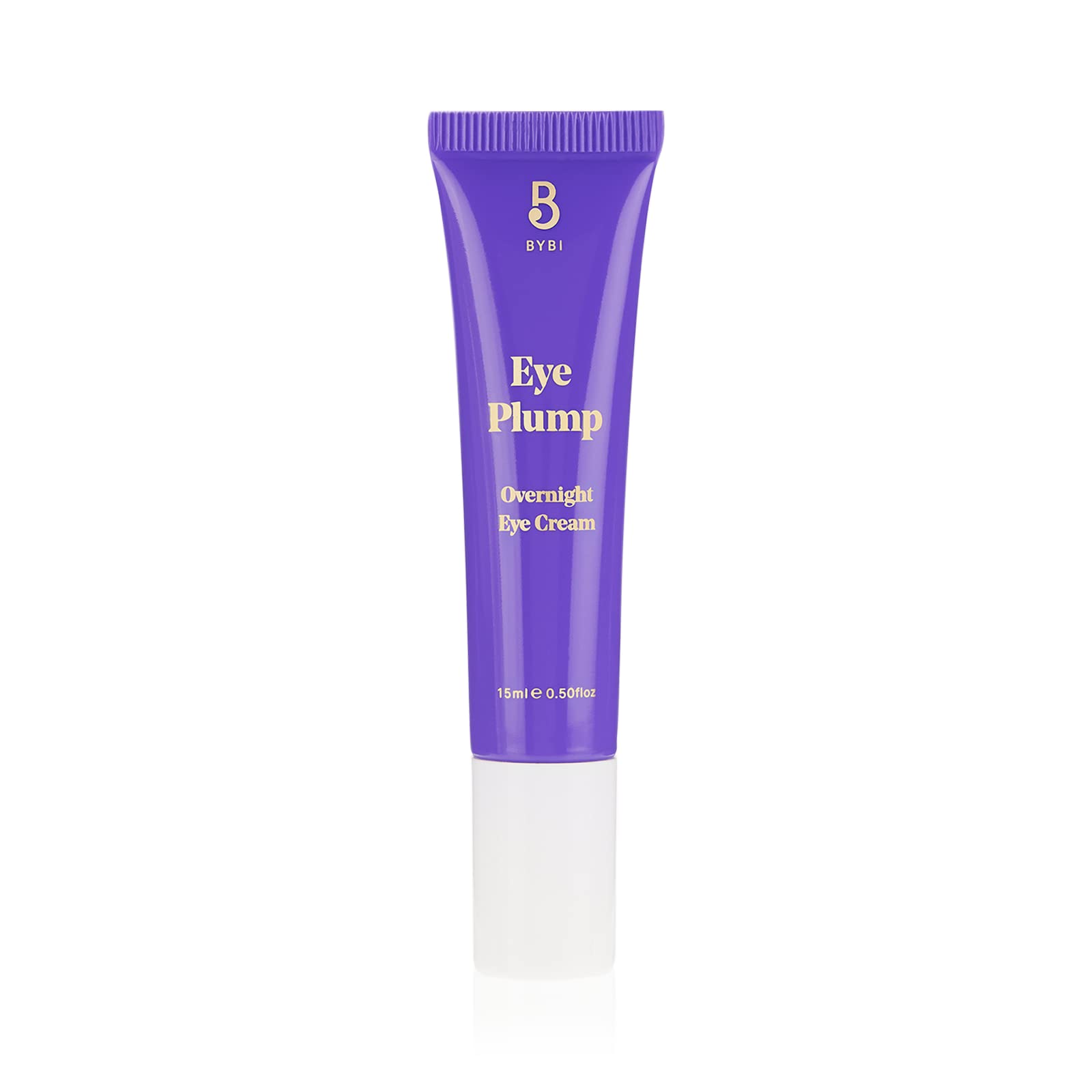 BYBI Beauty Eye Plump Hyaluronic Acid Eye Cream - Collagen Boosting Bakuchiol - Anti-Aging, Reduce Fine Lines & Wrinkles - Plumping & Hydrating - Vegan Under Eye Treatment - 15ml