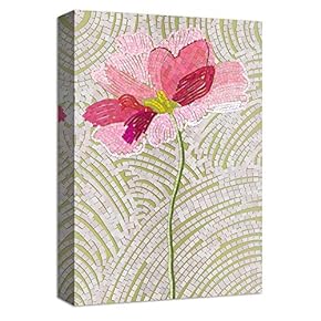 Canvas Wall Art Abstract Mosaic Collage Painting Artwork for Home Prints Framed - 12x18 inches
